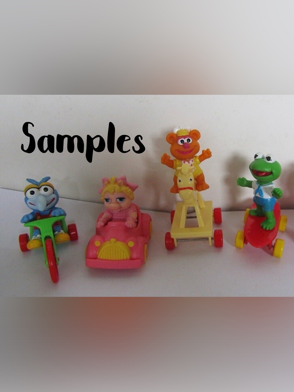 Vintage 1990 McDonald's Muppet Babies Happy Meal toys in  origin packaging